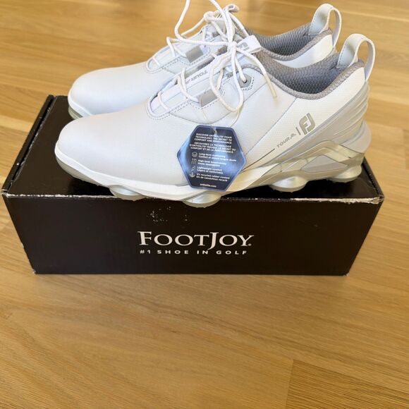 FootJoy Tour Alpha Golf Shoes – White Grey 55505 Men\'s Size 9.5 M $190 main image 9